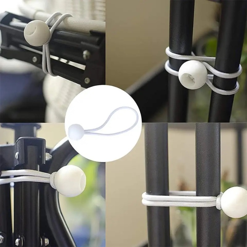 Utomhus elastiskt bollrep bungee-snören bärbart tältfäste presenning markistak kraftig presenning för skyddslast