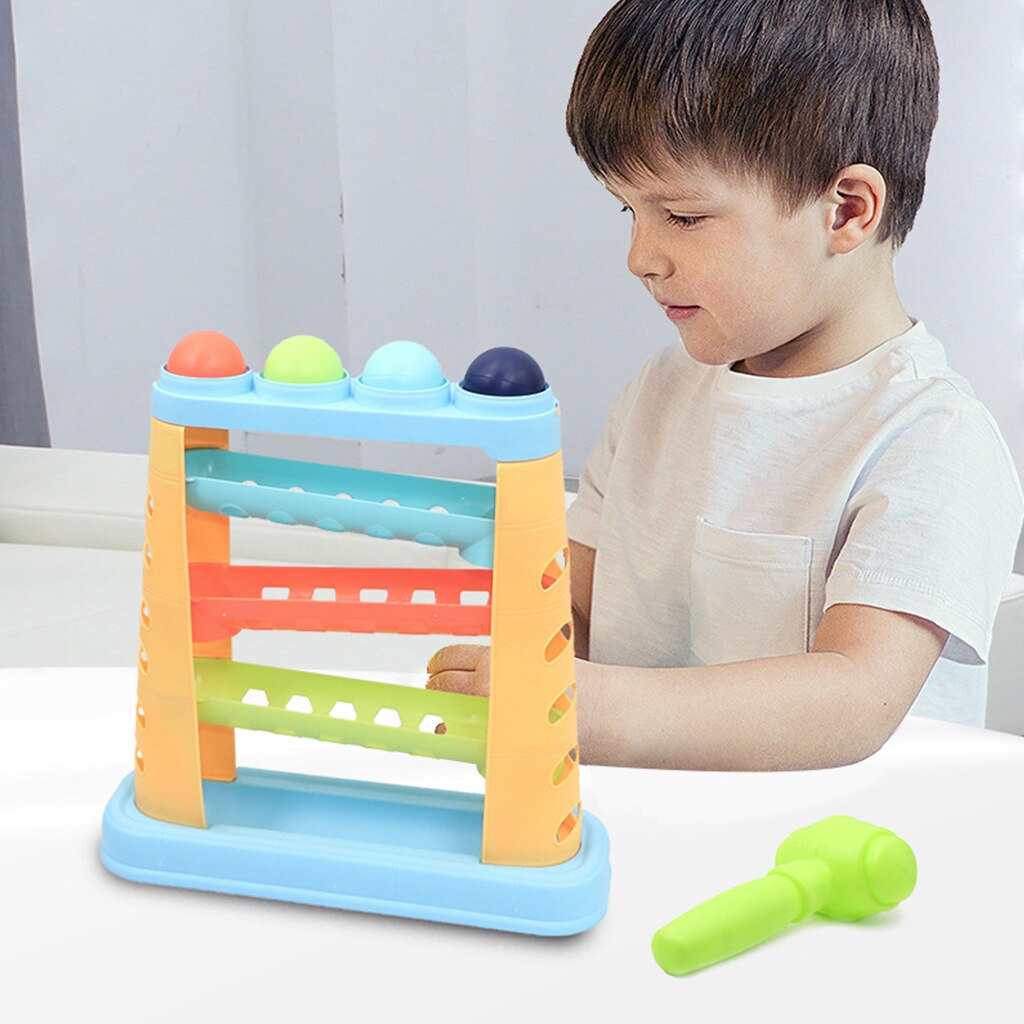 Rolling Ball Toy with 4 Balls Maze Race Educational Toys for Toddlers