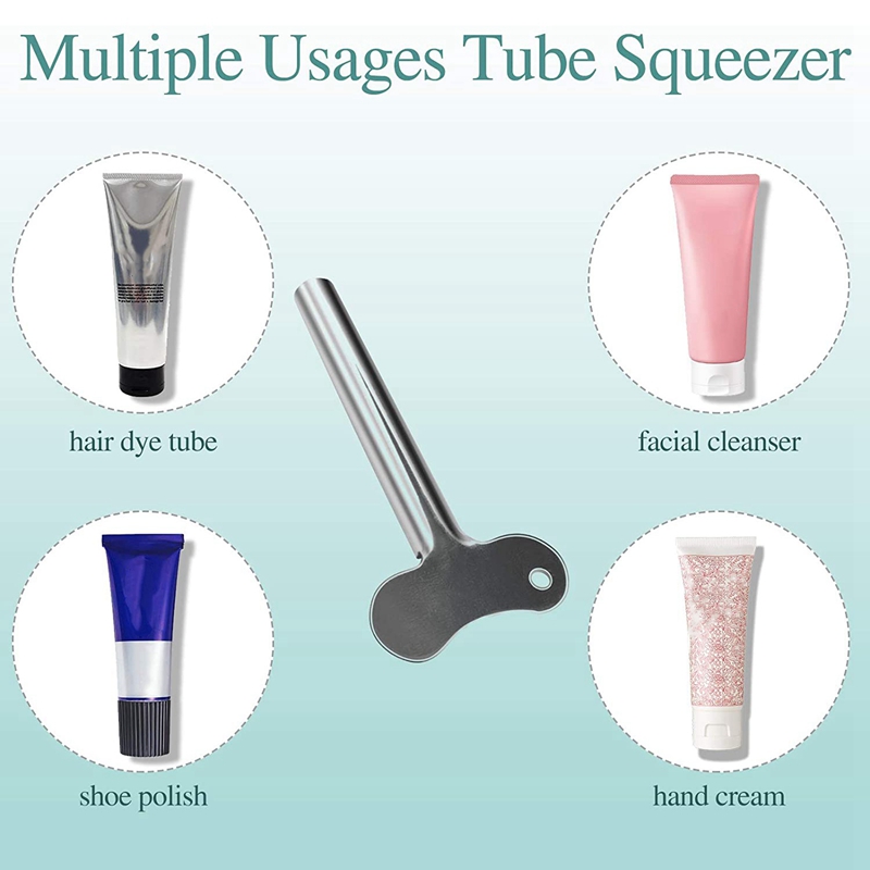 12 Metal Tube Squeezer Toothpaste Squeezer Metal Tube Roller Paint Squeeze Gadget