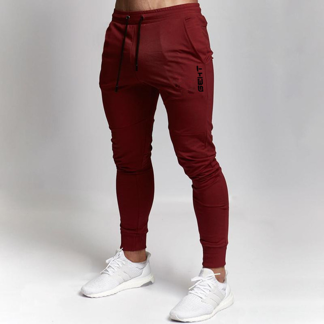 Geht Casual Skinny Broek Heren Joggers Joggingbroek Fitness Workout Track Broek Herfst Mannelijke Mode Broek: M / 12