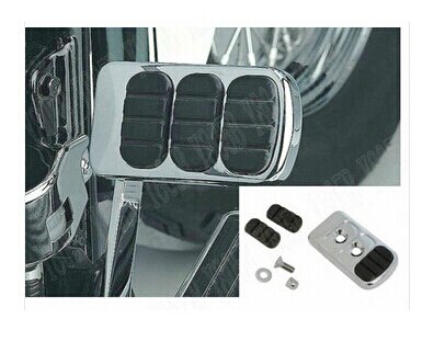 Motorcycle Chrome Aluminium Rempedaal Cover Voor Fit Softail Dyna Wide Glide 1993