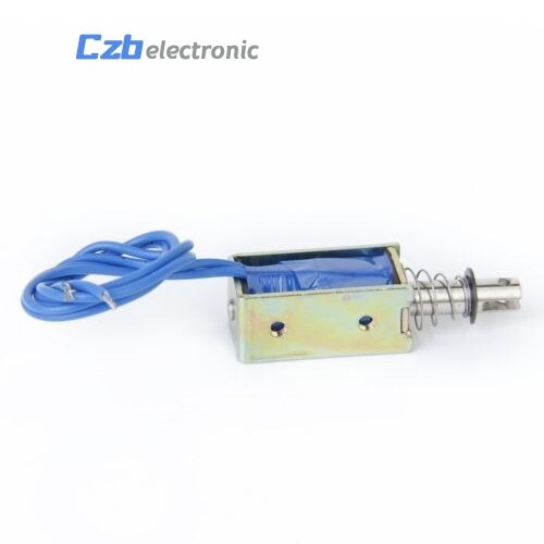 1pc ZYE1-0530 offen Rahmen Stil Magnetspule DC 12V 1A 10mm Hub Mayitr Miniatur drücken-ziehen-Typ elektromagnet