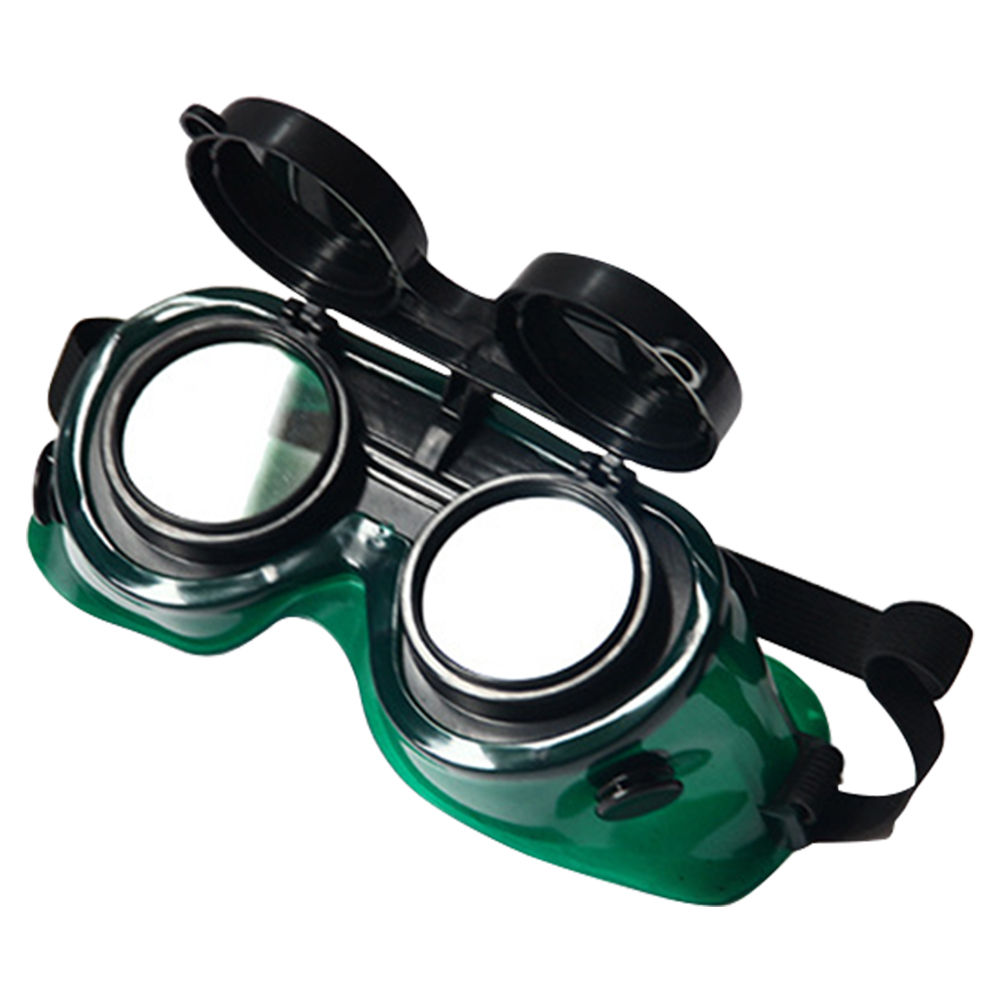 Brazing Accessories Two Layers Safety Lenses Flip-Up Goggles Cutting Industrial Welding Glasses Durable Eyes Protection