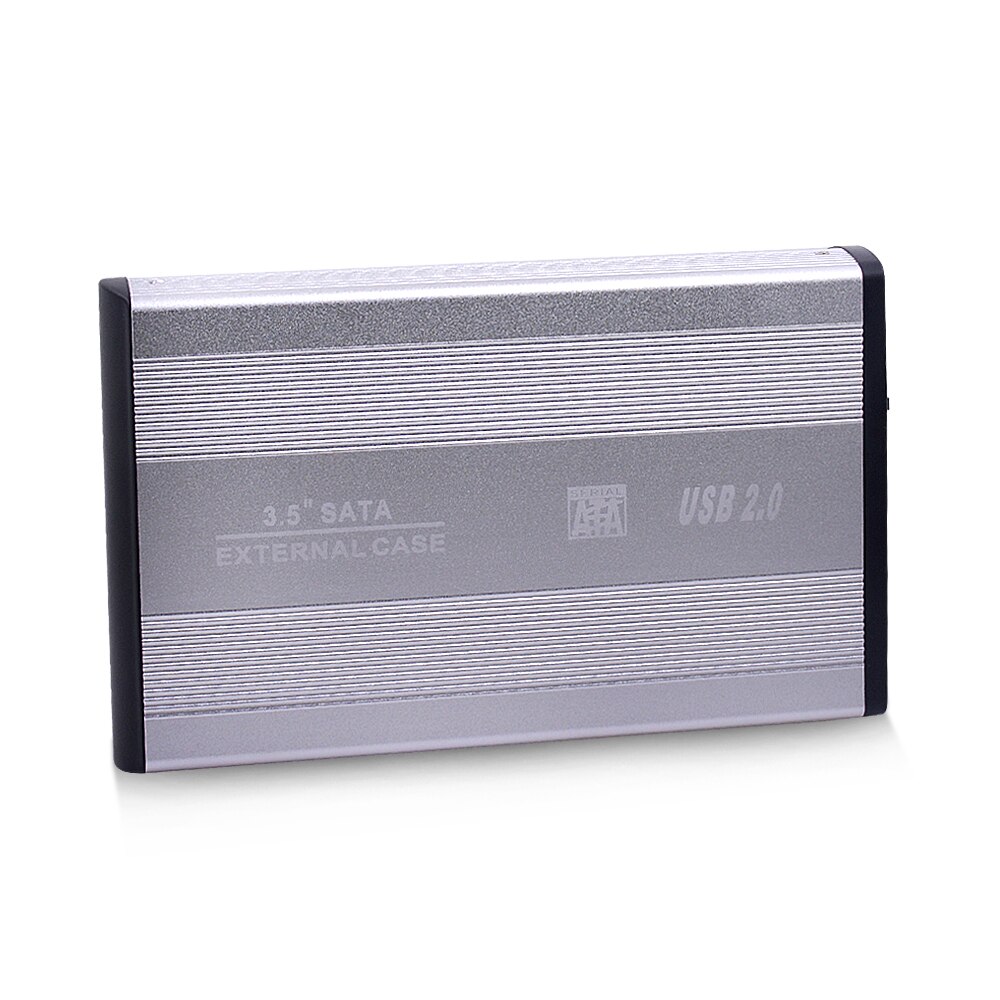 Hdd fodral 3.5 tum sata till usb 2.0 adapter extern hårddisk hölje lock läsare för ssd disk hdd box fodral  hd 3.5 hdd fodral
