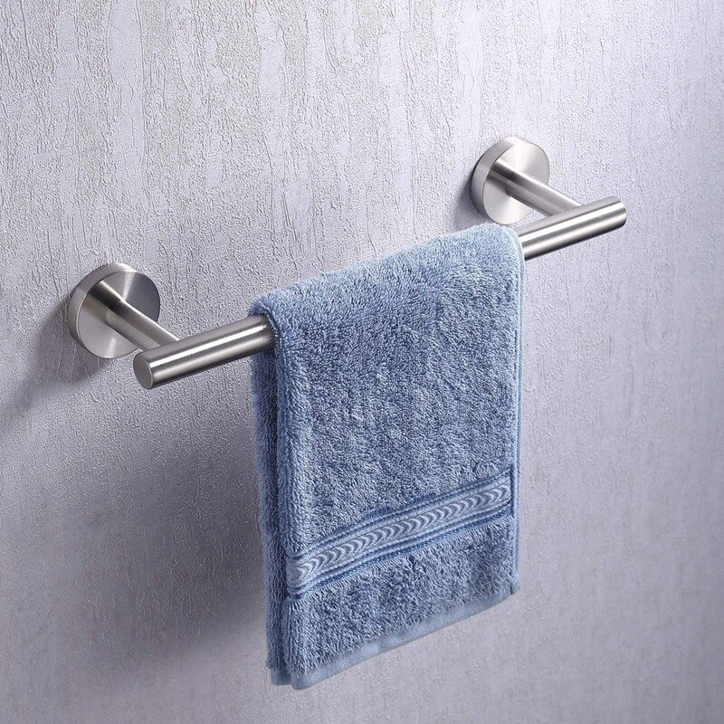 Hand Towel Bar Bathroom Towel Holder Kitchen Dish Cloths Hanger SUS304 Stainless Steel RUSTPROOF Wall Mount