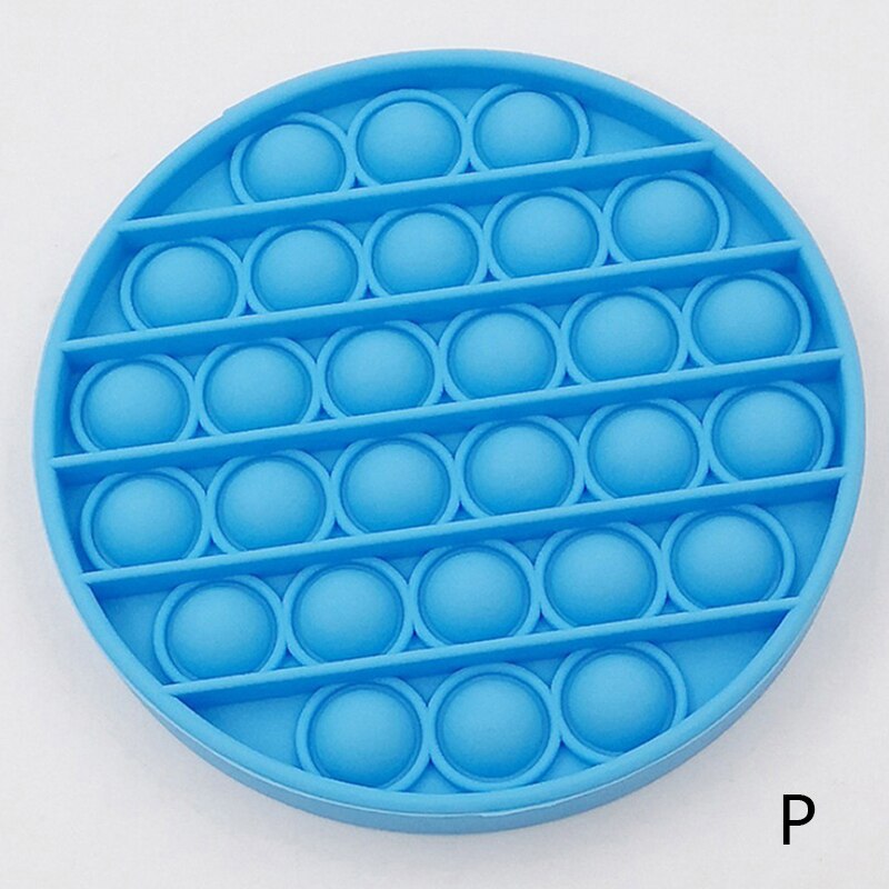 Push seine Silikon Sensorischen Zappeln Spielzeug Pop Blase Stress Relief Schiff Es Schnelle: Burgund