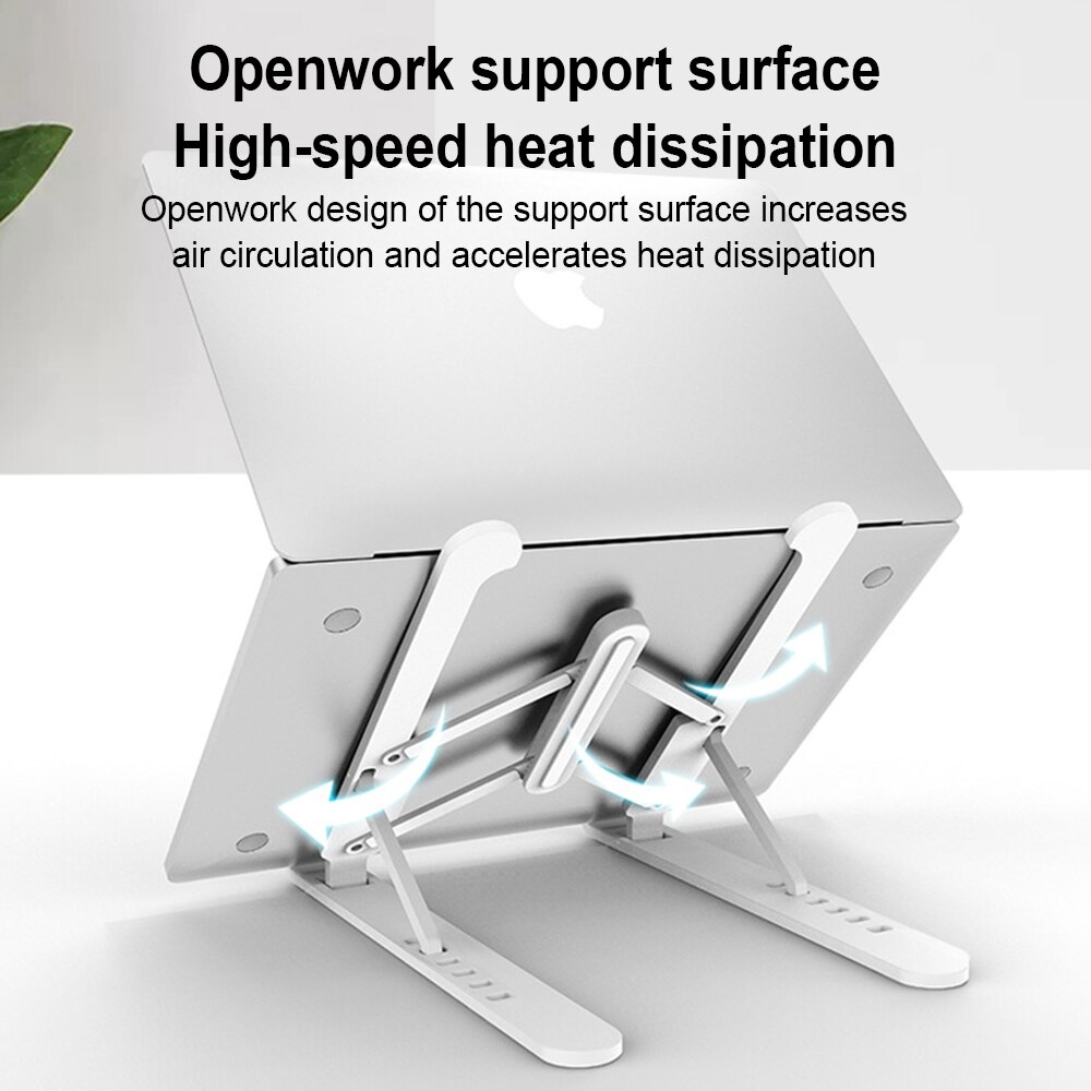 Adjustable Laptop Stand Holder Portable Notebook Base Support Stand For Macbook PC Laptop Computer Stand Riser Cooling Bracket