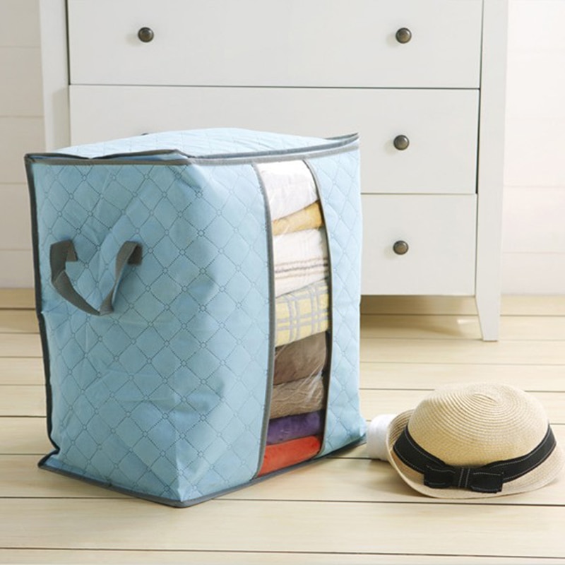 Sac de rangement pliable pour vêtements | Organisateur de ménage, sac à poussière de finition de couette, organisateur de voyage lavable, sac d'emballage de Cube pour bagages