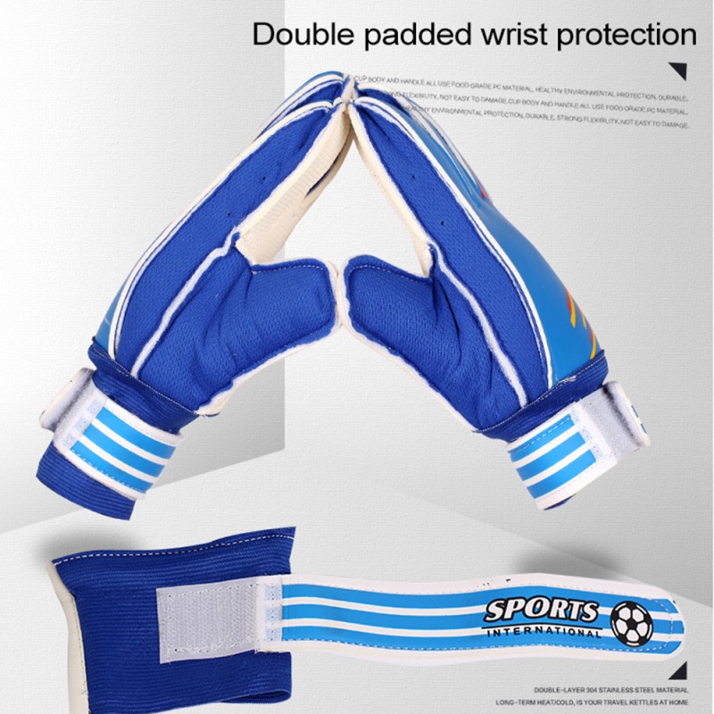 Children Kids Youth Sport Football Soccer Goalkeeper Goalie Training Gloves Gear Training Football Game Gloves