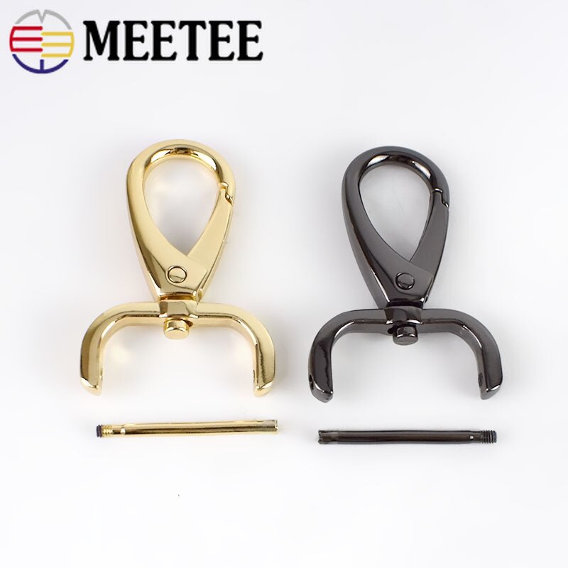 2 stk 16/20/25/38mm metalspænder aftagelig hummer karbinhage hundehalsbånd nøglering drejelige trigger clips karabok gør-det-selv tilbehør