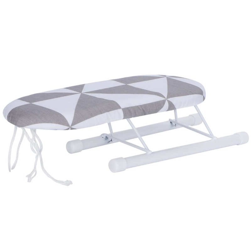 Mini Strijkplank Opvouwbare Mouwen Manchetten Kragen Strijken Tafel Voor Home Reizen Gebruik Wasserijbenodigdheden: Licht Bule