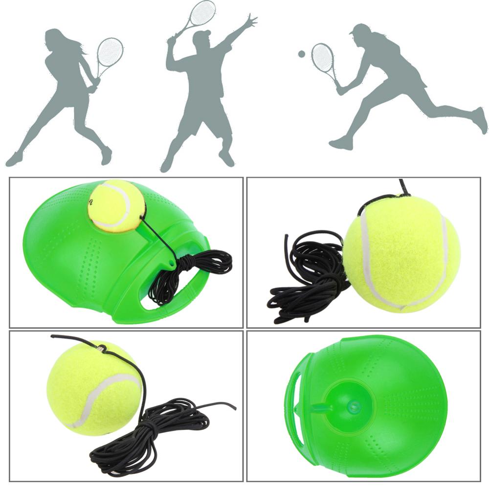 Herramienta primaria de entrenamiento de tenis, pelota de tenis para hacer ejercicio, pelota de rebote de auto-estudio, dispositivo de entrenamiento de tenis, dispositivo de Sparring,