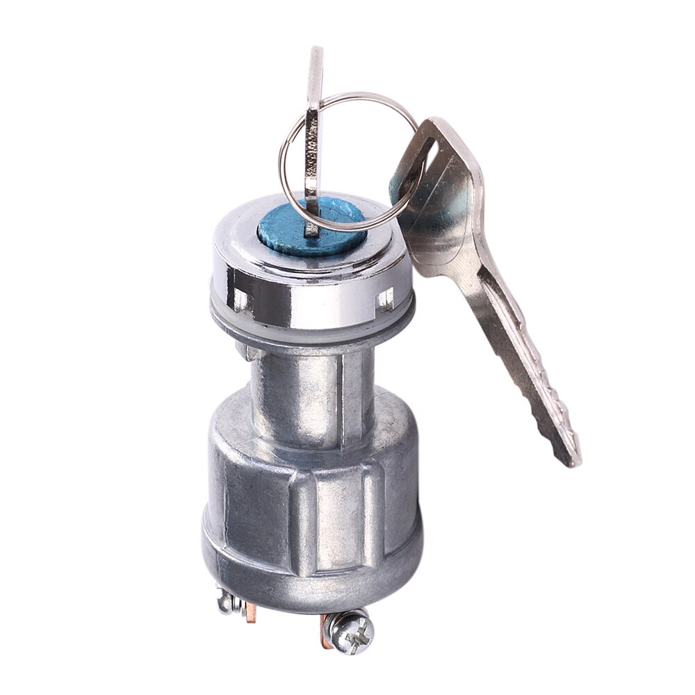 24V Ignition Switch Cylinder For Forklift TS115R 84510-87010 Metal Silver Auto