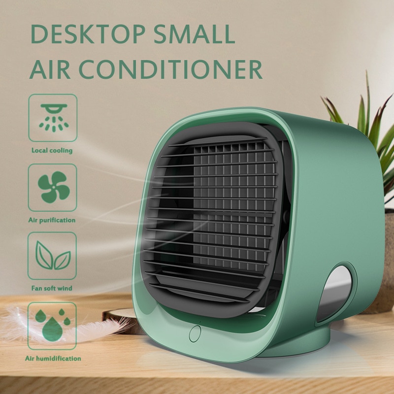 Mini climatiseur refroidisseur d'air ventilateurs USB Portable refroidisseur d'air climatiseur Table Mini ventilateur pour bureau maison purificateur refroidissement