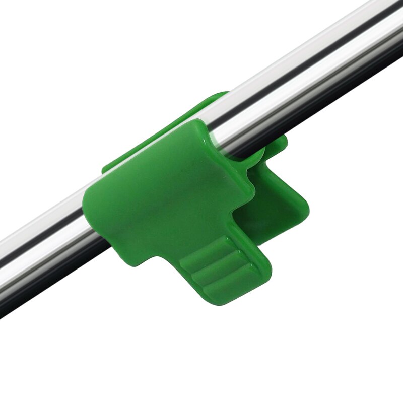 Plant Clips 20 Stuks Groen Pijp Klemmen Vaste Film Clips Tuin Accessoires 11Mm/0.43Inch Stakes Kas Outdoor rij Cover Clips