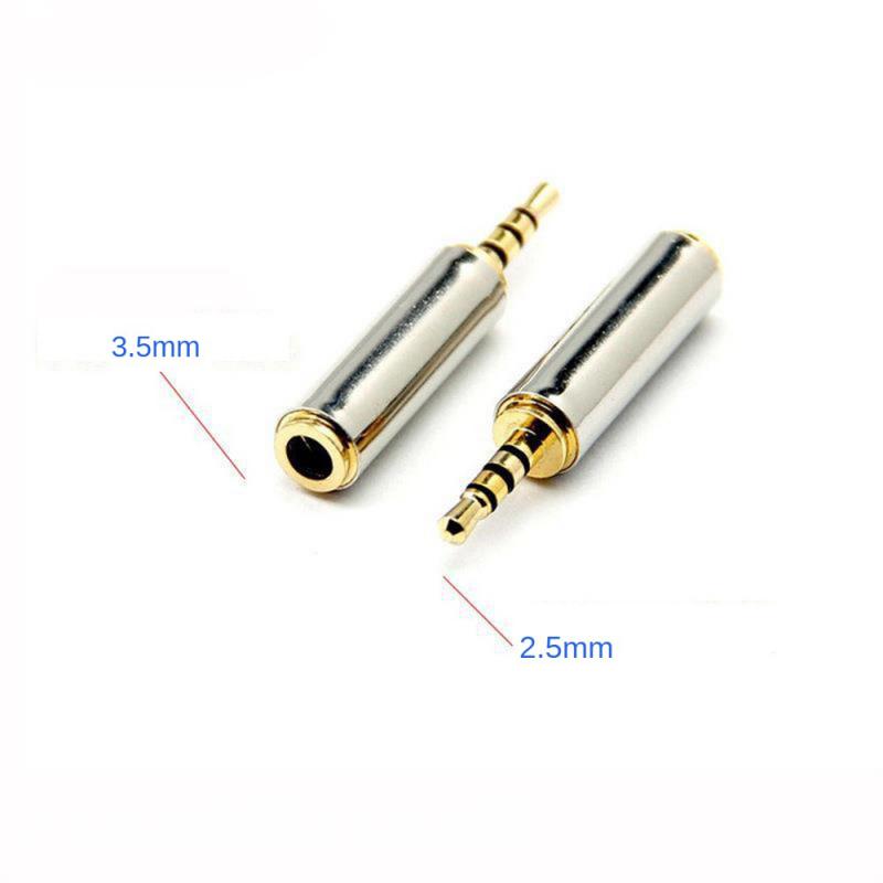 3,5 mm tot 2,5 mm/2,5 mm tot 3,5 mm/3,5 mm tot 6,35 mm/6,35 mm naar 3,5 mm adapter converter stereo audio hoofdtelefoonaansluiting