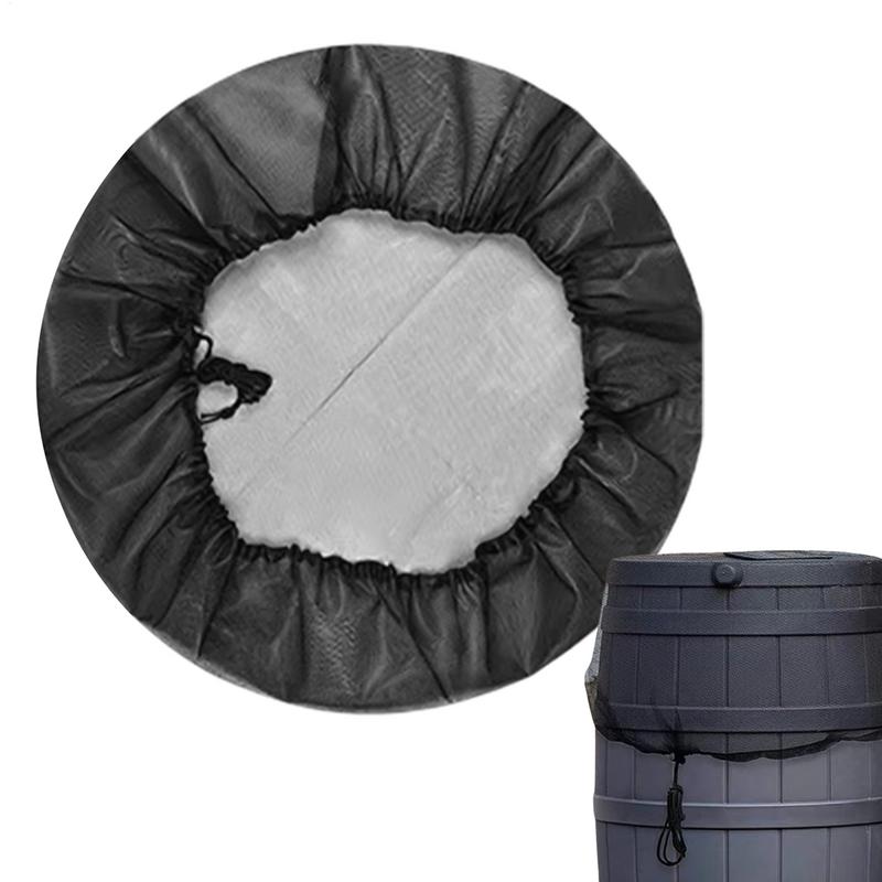 Regenwatercollector Netto Cover Verstelbaar Trekkoord Wateremmer Filter Net Anti-insecten Tuin Regenwaternet Tuinbenodigdheden