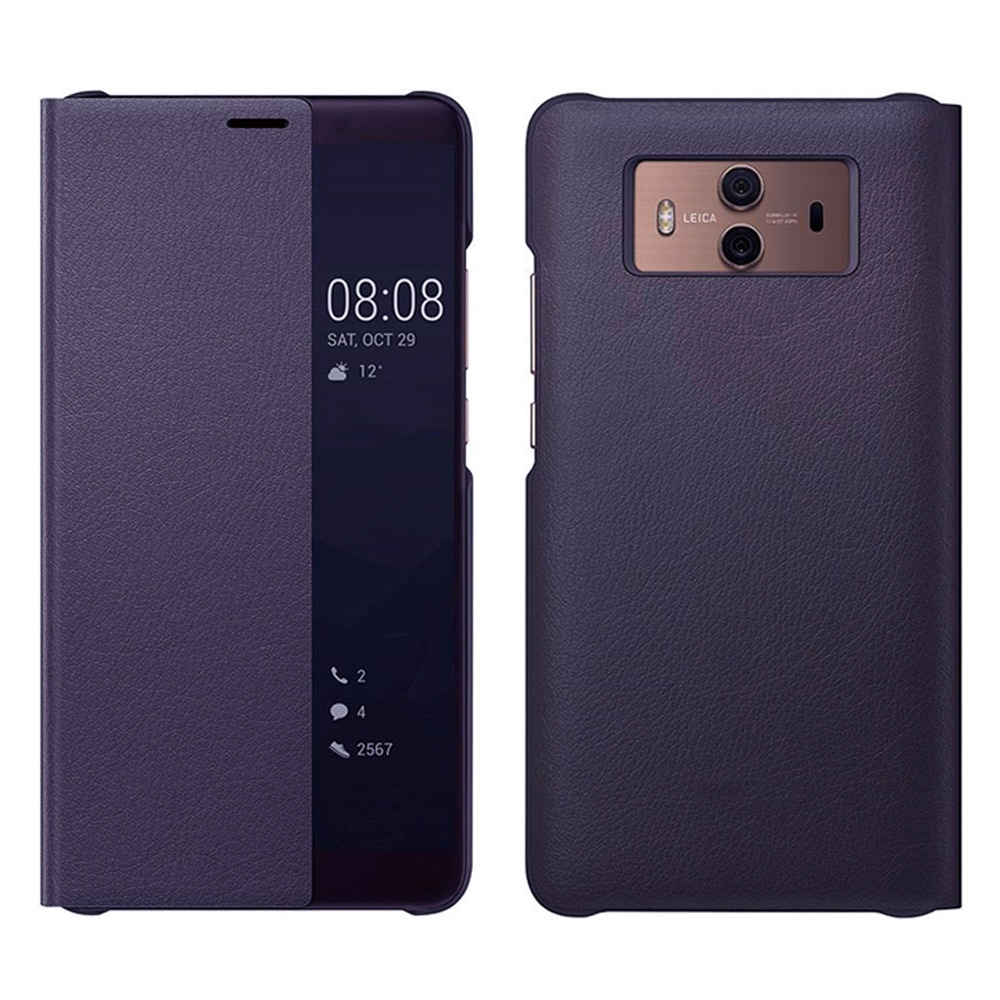 Smart view cover til huawei mate 10 pro mate 10 pro magnetisk stødsikkert cover til huawei mate 10 pro 10 pro flip læder telefoncover