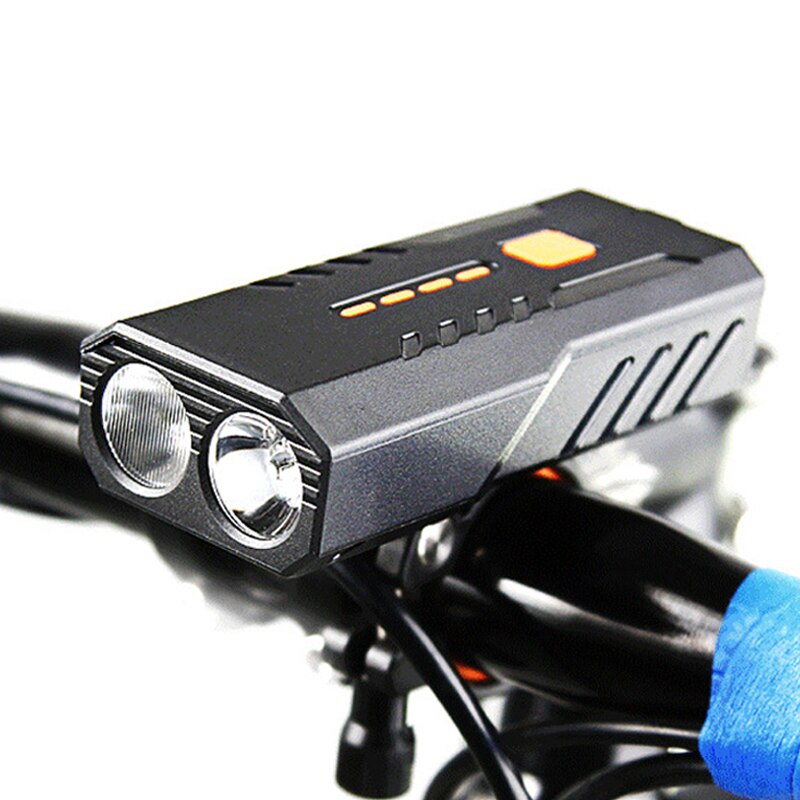 5000 Mah Fietslicht Voor Set Koplamp Lantaarn Voor Fiets Zaklamp Oplaadbare Lamp Running Led Usb Fiets Verlichting Verlichting