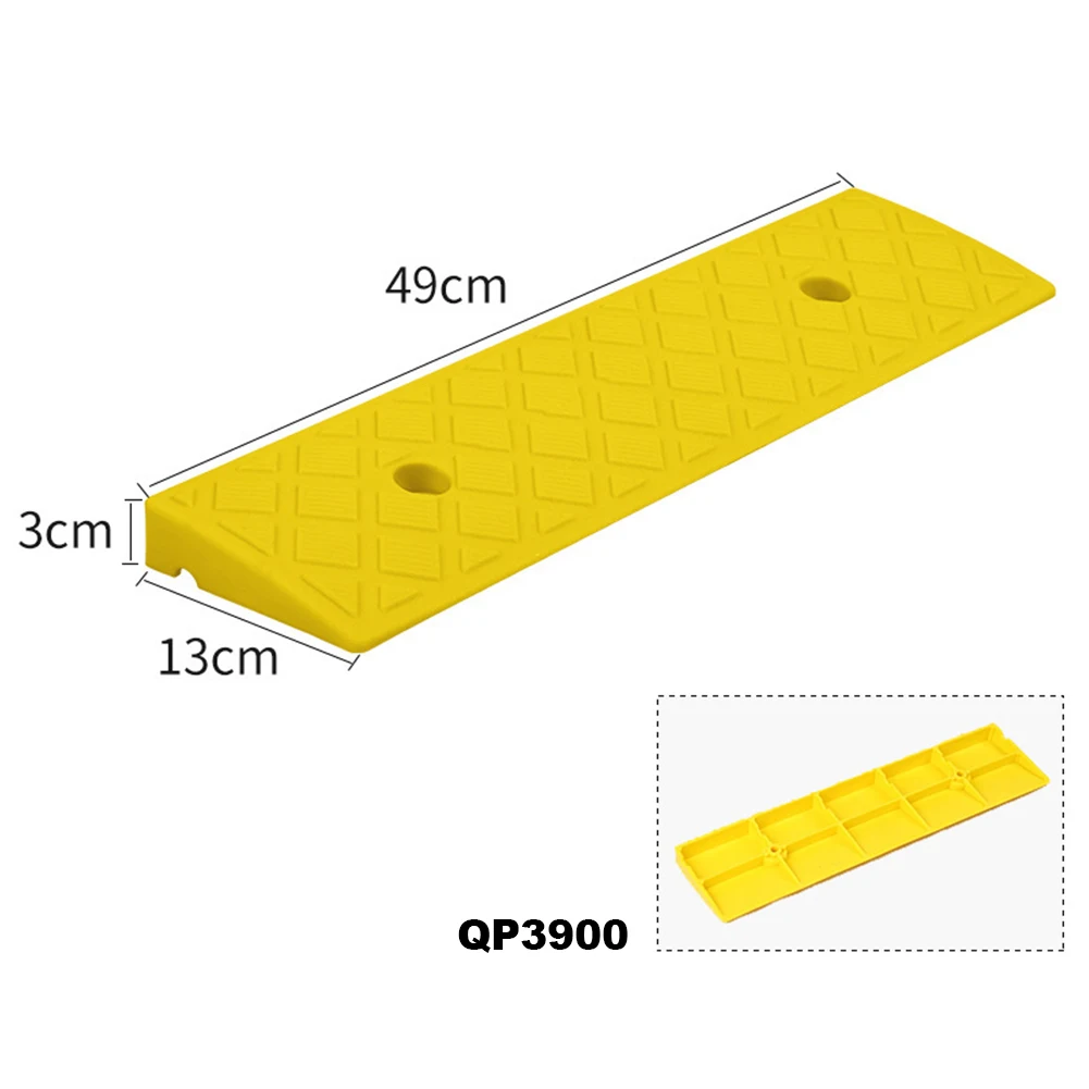 Auto Wiel Oprit Ramps Draagbare Banden Curb Ramps Anti-Slip Drempel Oprit Voor Auto Trailer Vrachtwagen Fiets Auto accessoires: Sky Blue