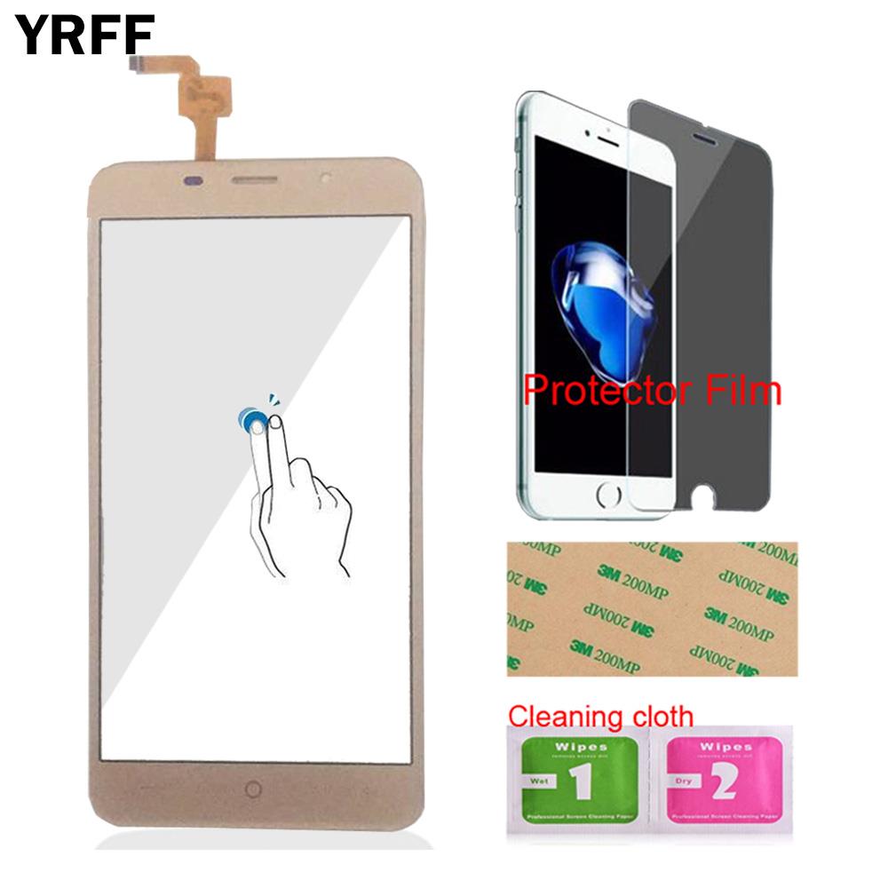 Pantalla táctil frontal de teléfono móvil para Leagoo M8 Panel digitalizador de cristal táctil para Leagoo M8 Pro película protectora gratis adhesiva
