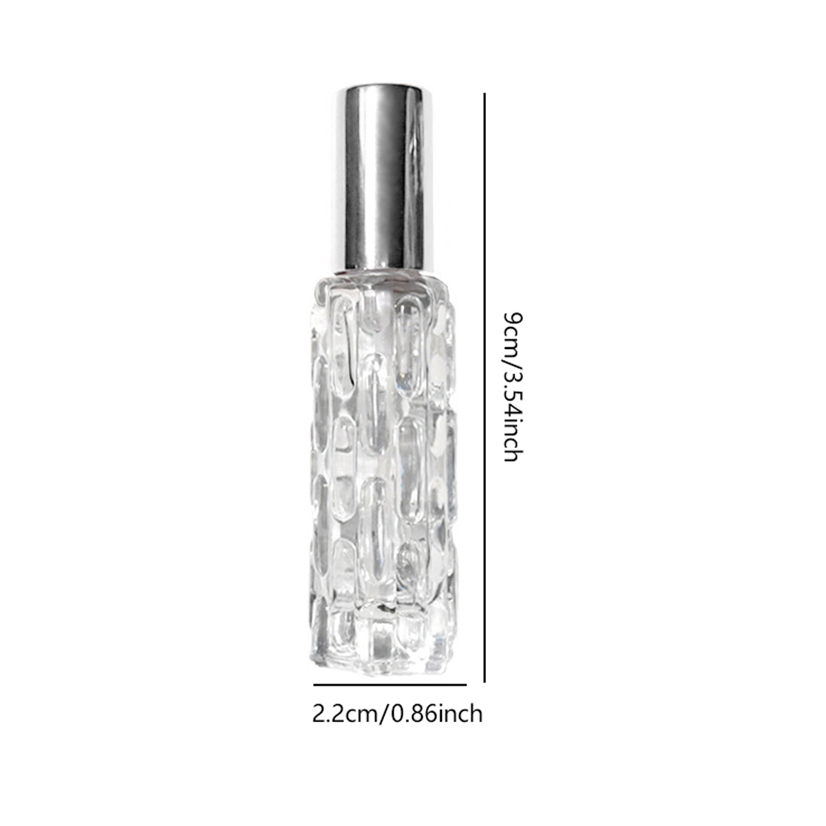 1pc- parfumflesjes 10ml glazen sprayflesjes spraymondstuk parfumdispenser fles druk lege fles reis