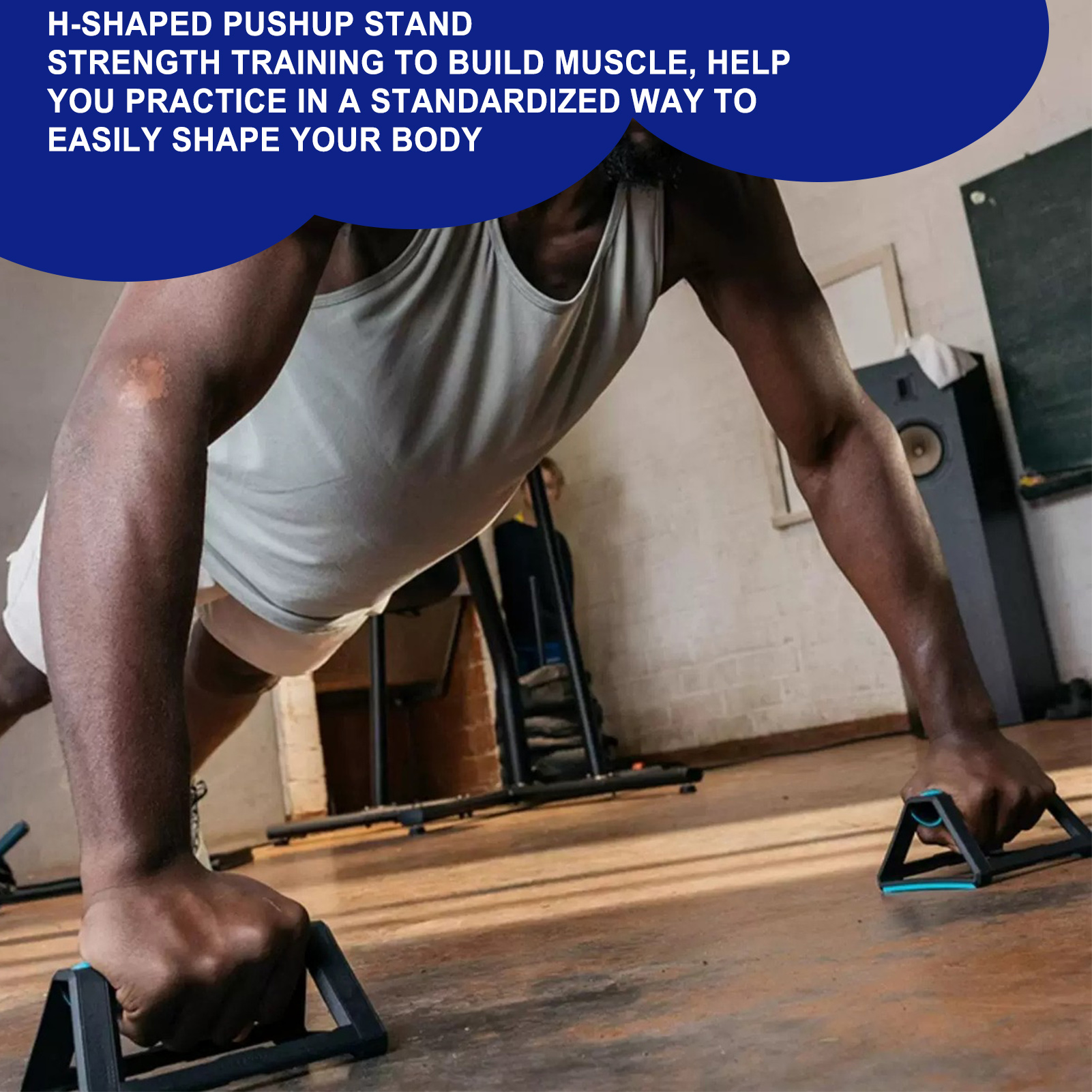 drücken-hoch-Ständer für Heim-Fitnessstudio-Übungen, ergonomisches , rutschfeste Fitnessstruktur, Arm-/Brust-Muskeltrainingsgeräte