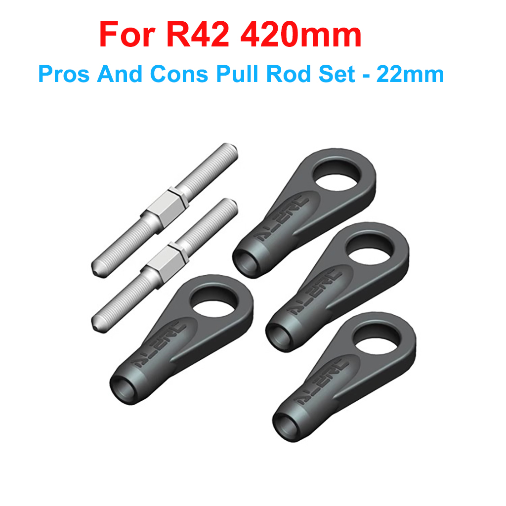 ALZRC - R42 FBL Bausatz RC Hubschrauber DIY R42 Hubschrauber Ersatzteile R42 Batteriehalterung Schnellspanner R42 Metall Motorhalterung