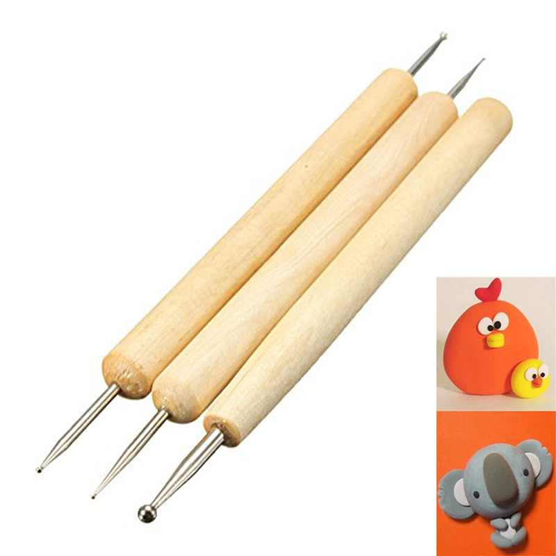 Lera keramik keramik vaxkula stylus skulptur modell modellering skulptur mönster gjutning målarverktyg emboss slam gör-det-själv hantverk