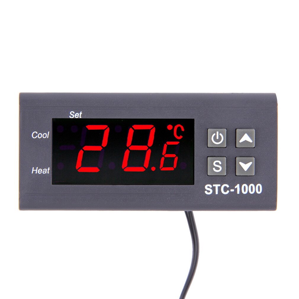 Newest Temperature Controller Thermostat Aquarium STC1000 Incubator Cold Chain Temp Laboratories Temperature