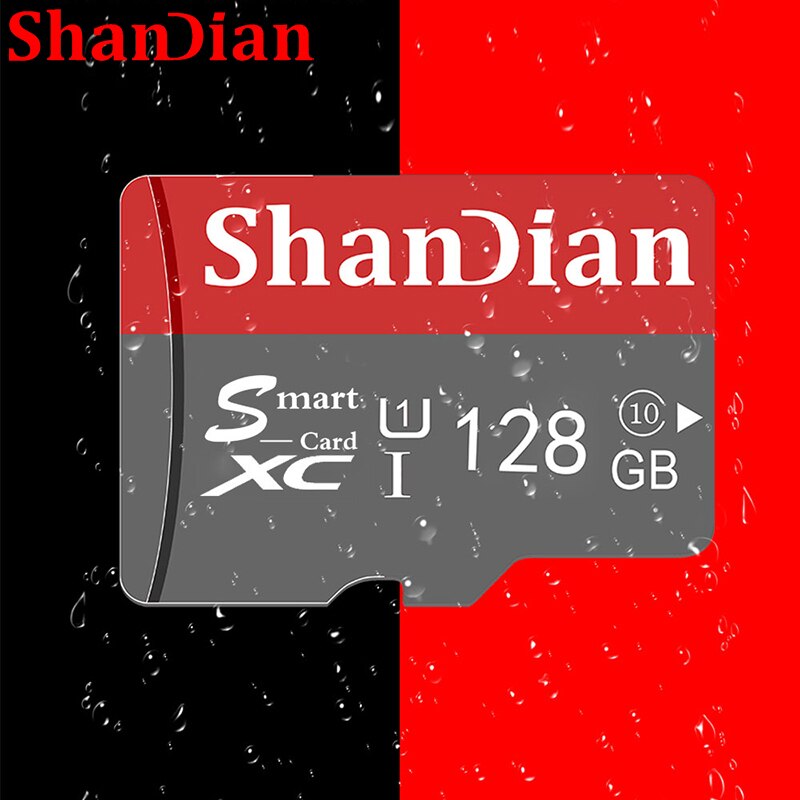 ShanDian mini karta TF szybka klasa 10 8GB 128GB 32GB karta pamięci Tarjeta wysokiej jakości karta Lampa błyskowa 16GB 64GB karta sprytny-sd