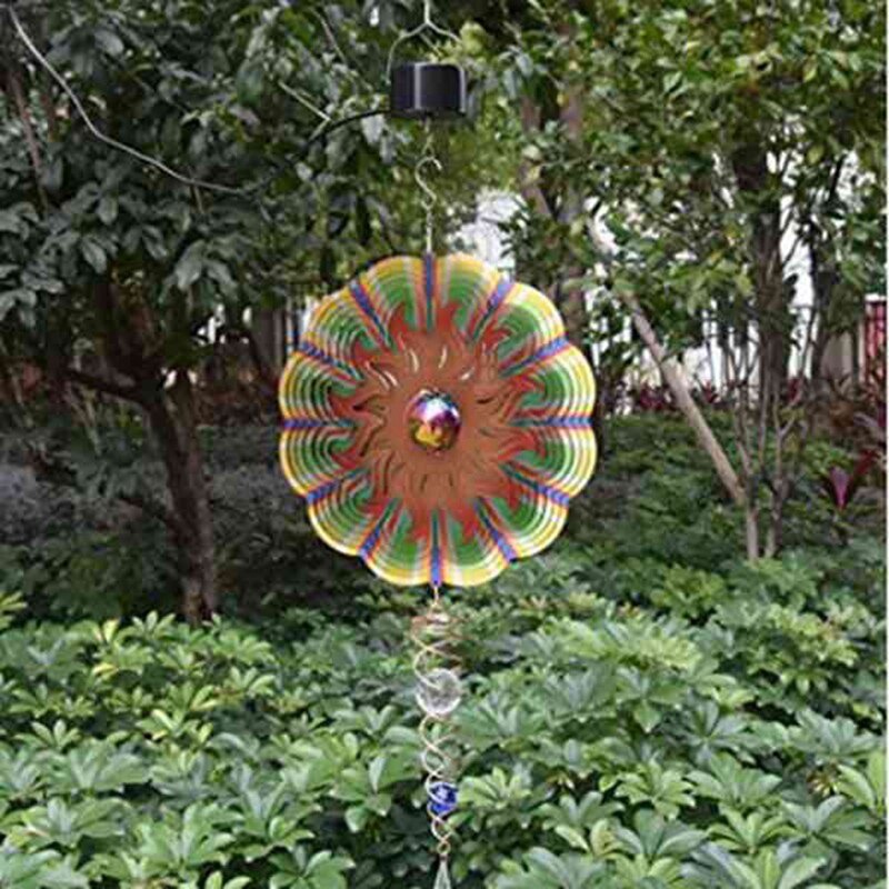 Solar Hanging Display Motor Rotating Small Motor Solar Energy Wind Spinner Motor Multi-Purposes Rotatable Hook 2Pcs