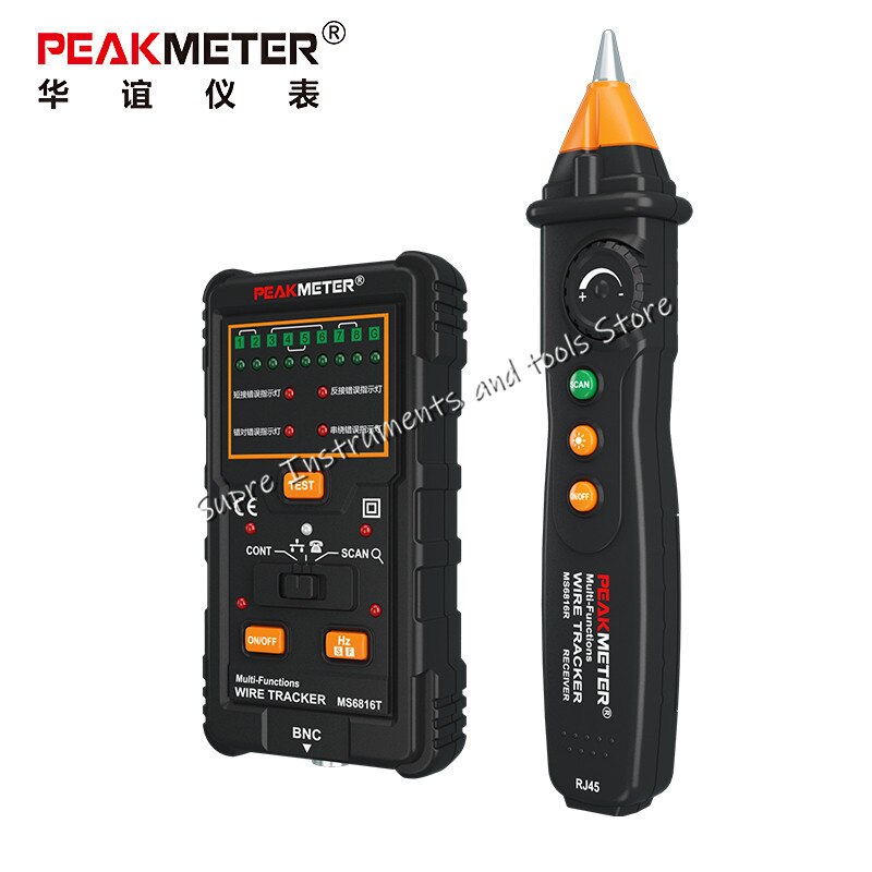 MS6816 Multi-Function Cable Wire Tracker RJ45 RJ11... – Vicedeal