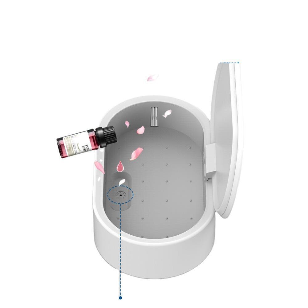 Portable UVC Ultrasonic cleaner Sterilizer Box Phone Personal Sanitizer Disinfection Cabinet UV Light Lamp Wireless Charging