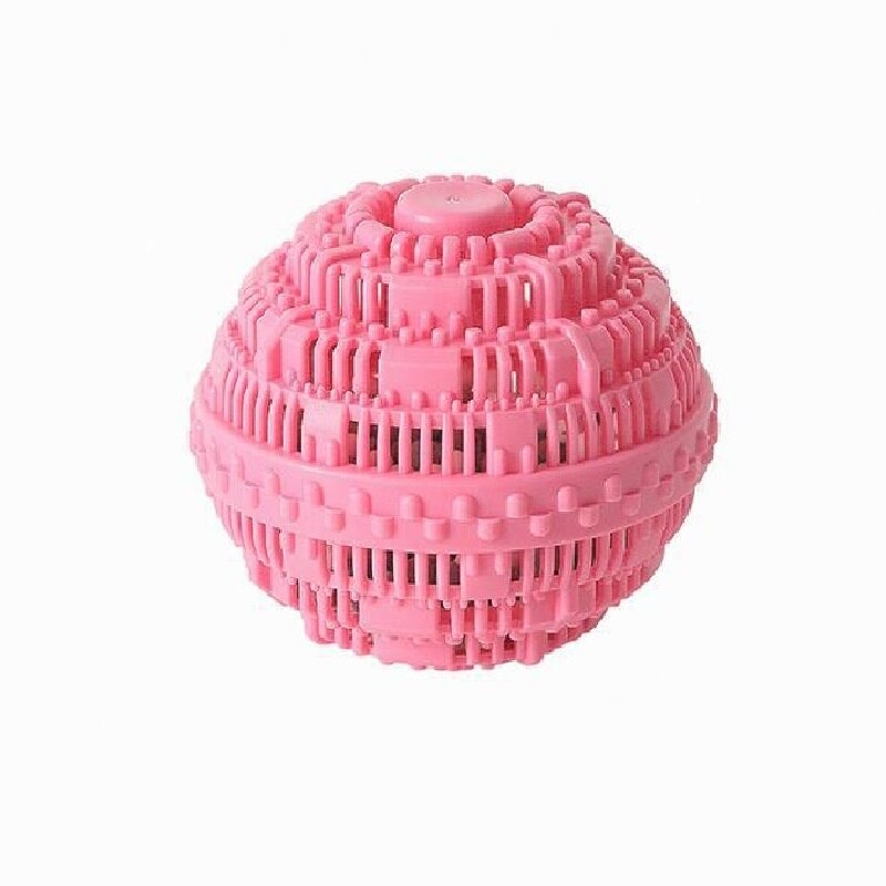 K-STAR Cleaning Balls Magic Cleaning Eco-Friendly Laundry Ball Magic Anti-winding Clothes Washing Products Laundry: Pink