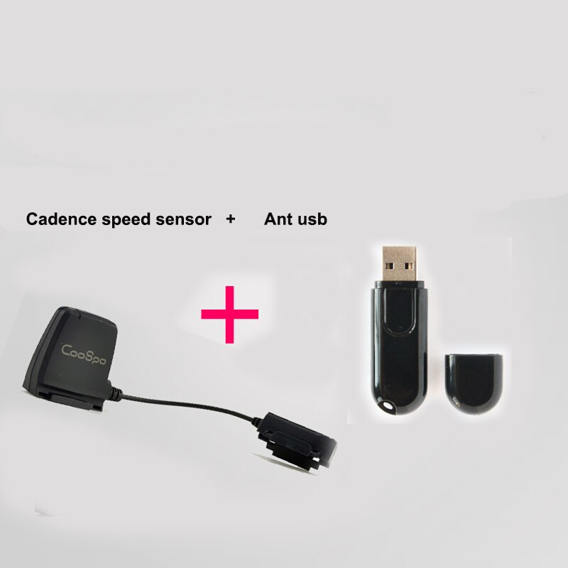 Ordenador de bicicleta Zwift ANT + Dongle, pegatina USB ANT + Bluetooth, Sensor de cadencia de velocidad, para entrenamiento en interiores, Compatible con Garmin Bryton: cadence speed andusb