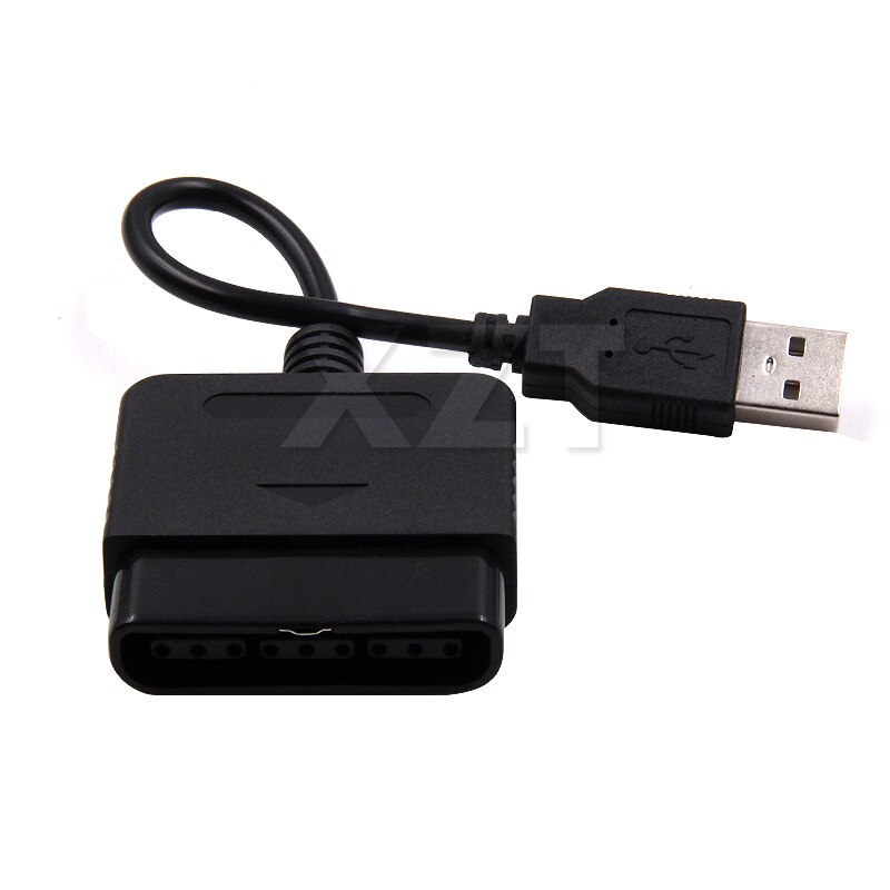 1pc USB Adapter Gaming Controller Converter Voor PS2 om PS3 PC Video Game Accessoires Kabel Zwart