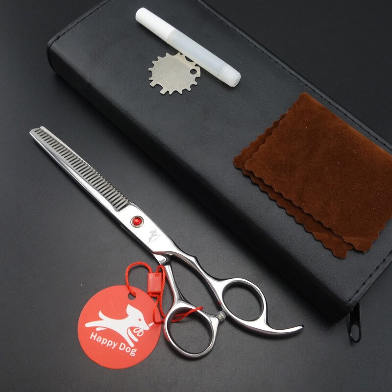 7 inch Pet Grooming Scissors set,Straight scissors & Thinning scissors & up-Curvedscissors & down-Curved scissors: Thinning scissor