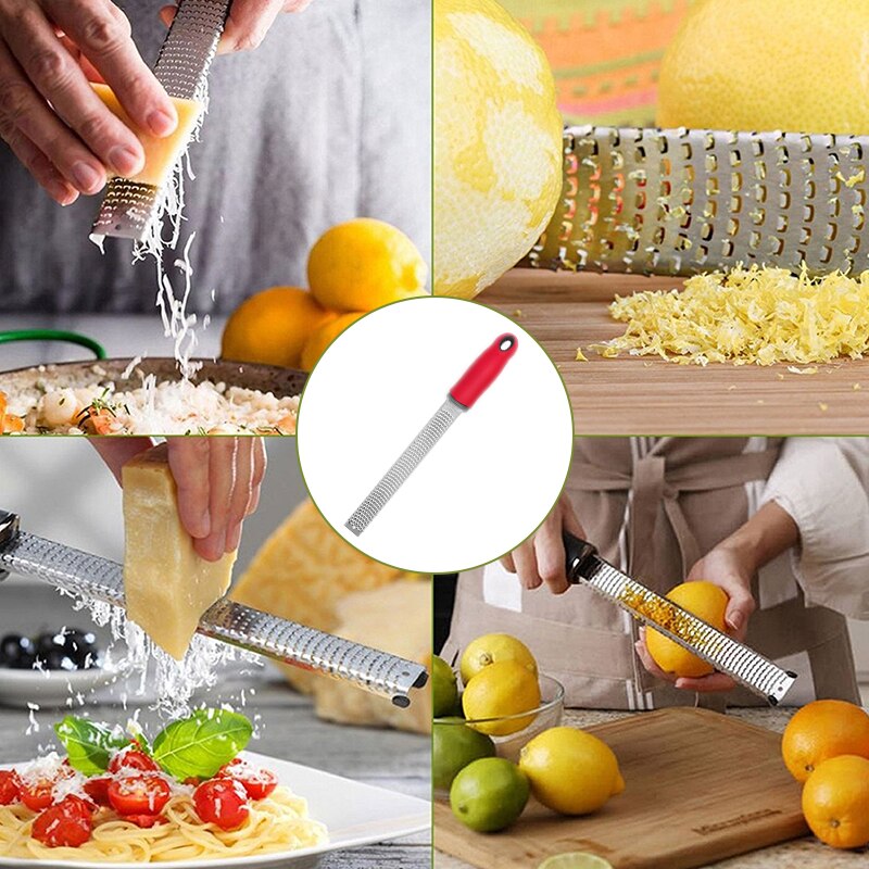 Citrus Zester Cheese Grater Cheese Lemon Ginger Garlic Nutmeg Chocolate Vegetable Plane Zesting tool