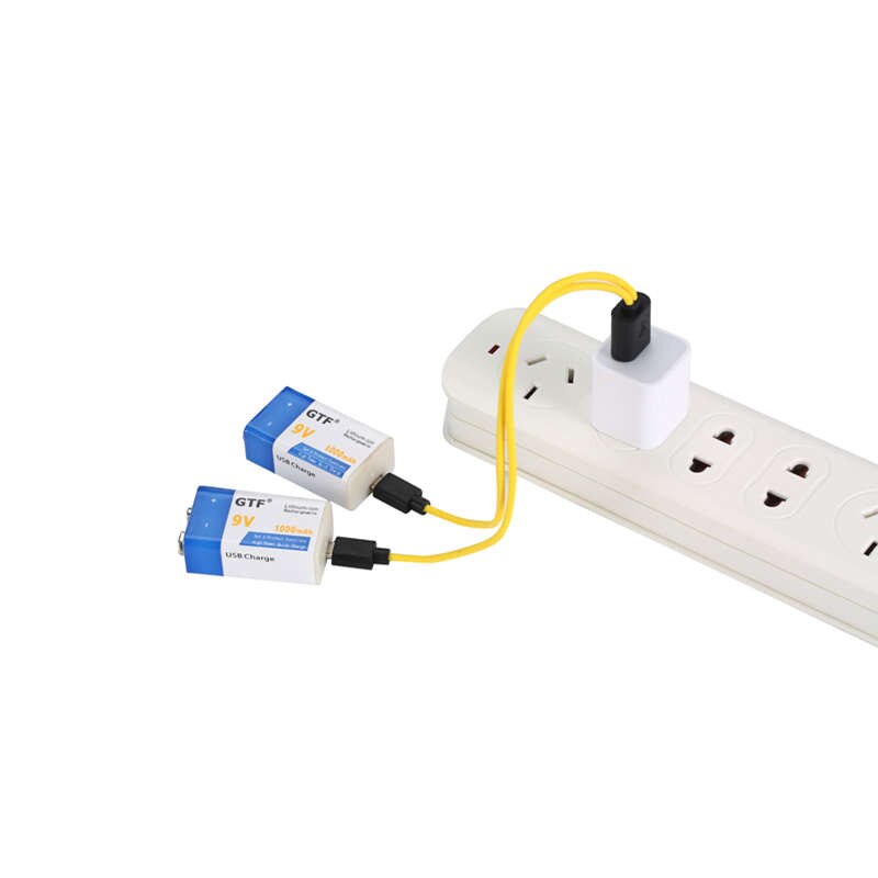 GTF-batería recargable de polímero de litio, dispositivo USB de 9V y 1000mAh para micrófono de juguete, Control remoto,