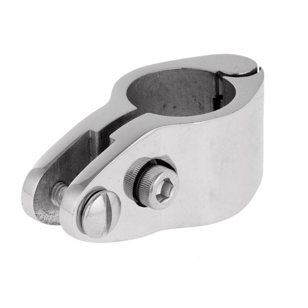 Bimini-abrazadera deslizante de mandíbula con bisagras superior, accesorios de Hardware, acero inoxidable marino, 316, 7/8 pulgadas, 22mm