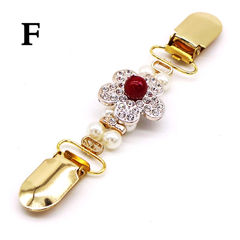 1Pc Retro Vest Clip Cape Shawl Shirt Trui Kraag Eend Clip Parel Steentjes Blouse Gesp Kleding Decoratie Broche Pin: 27