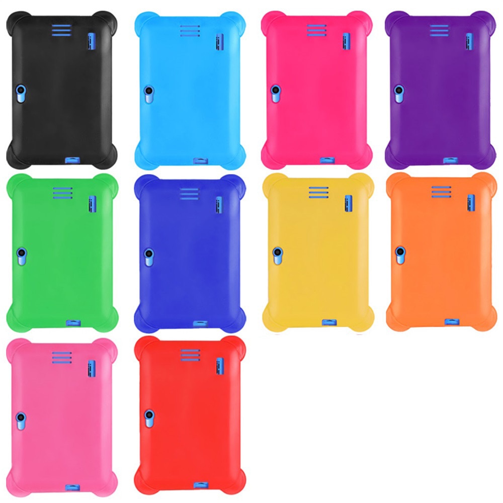 45# 7-inch Silicone Case Protective Cover For 7in Q88 Y88 Kids Tablet Protective Back Case Cover For 7 Inch Allwinner A33 A23