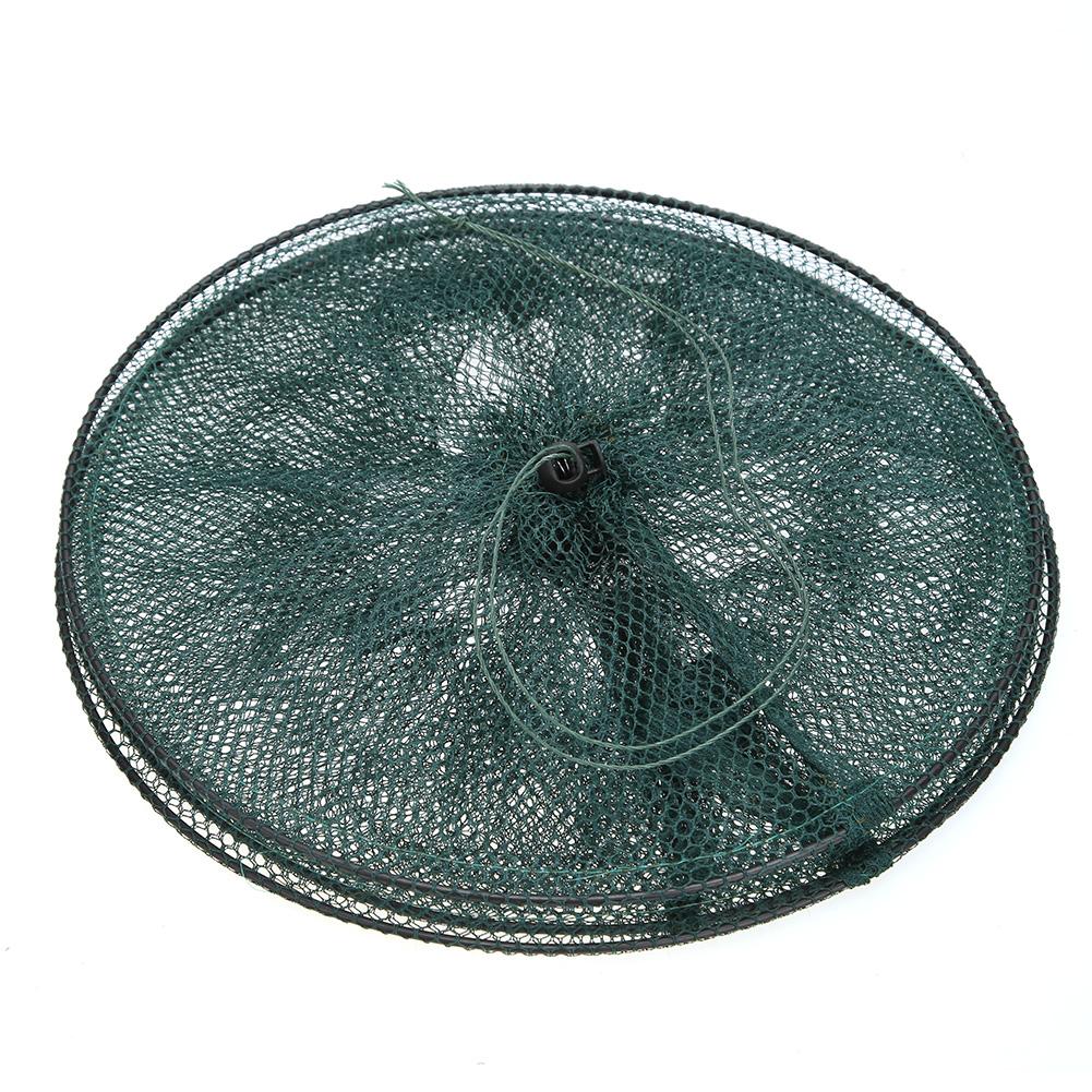 Filet de pêche Portable en Nylon, maille crevettes, Cage, piège, filet pliable, matériel léger, maille 3mm de diamètre vert