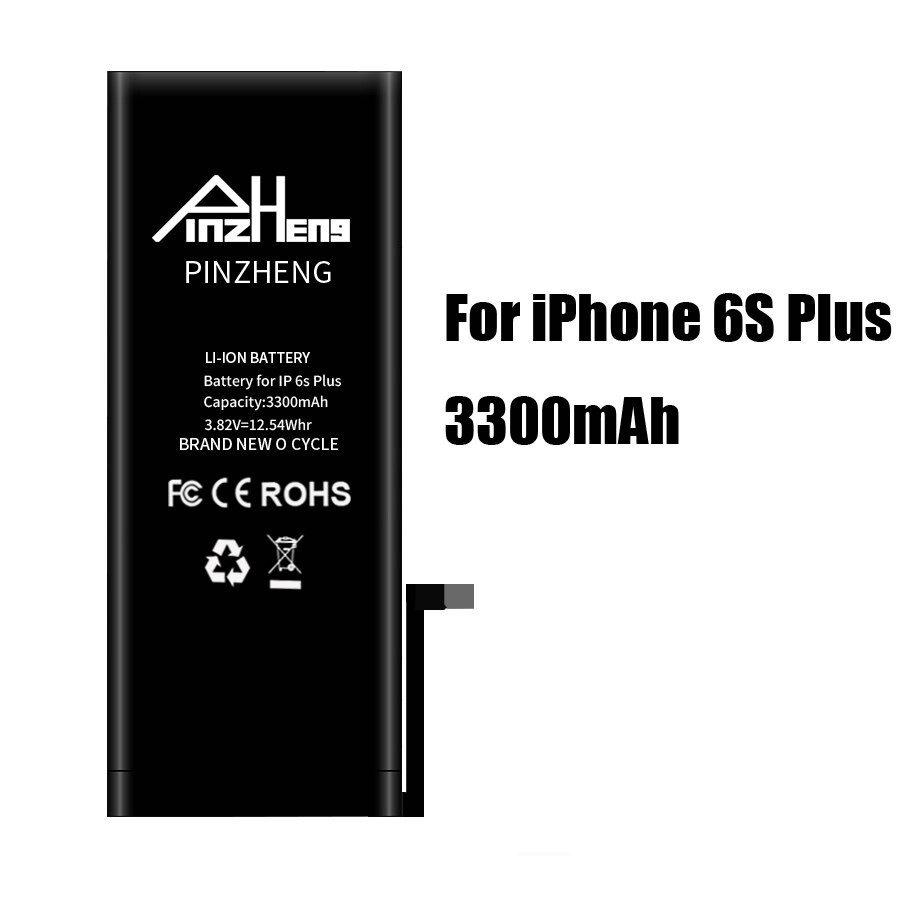 Pinzheng Hoge Capaciteit Telefoon Batterij Voor Iphone 6 6S Plus 4 4s Vervanging Batterie 0 Cyclus Batterij Voor Iphone 6 6S Plus Batterijen: 3300mAh For i6SP