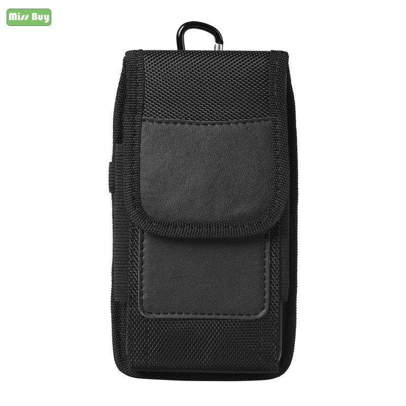 Universele telefoontas oxford stoffen kaarthouder voor oppo reno 4 lite se fz reno 4 pro 4 5g 10x zoom hoesje riemclip holster