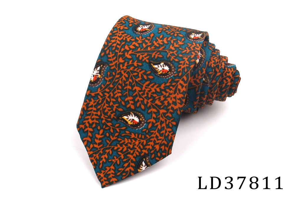 Nowe kwiatowe krawaty dla mężczyzn drukowane szyfonowe krawaty męskie krawaty wiosna lato Slim krawat moda cienki krawat na wesele: LD37811