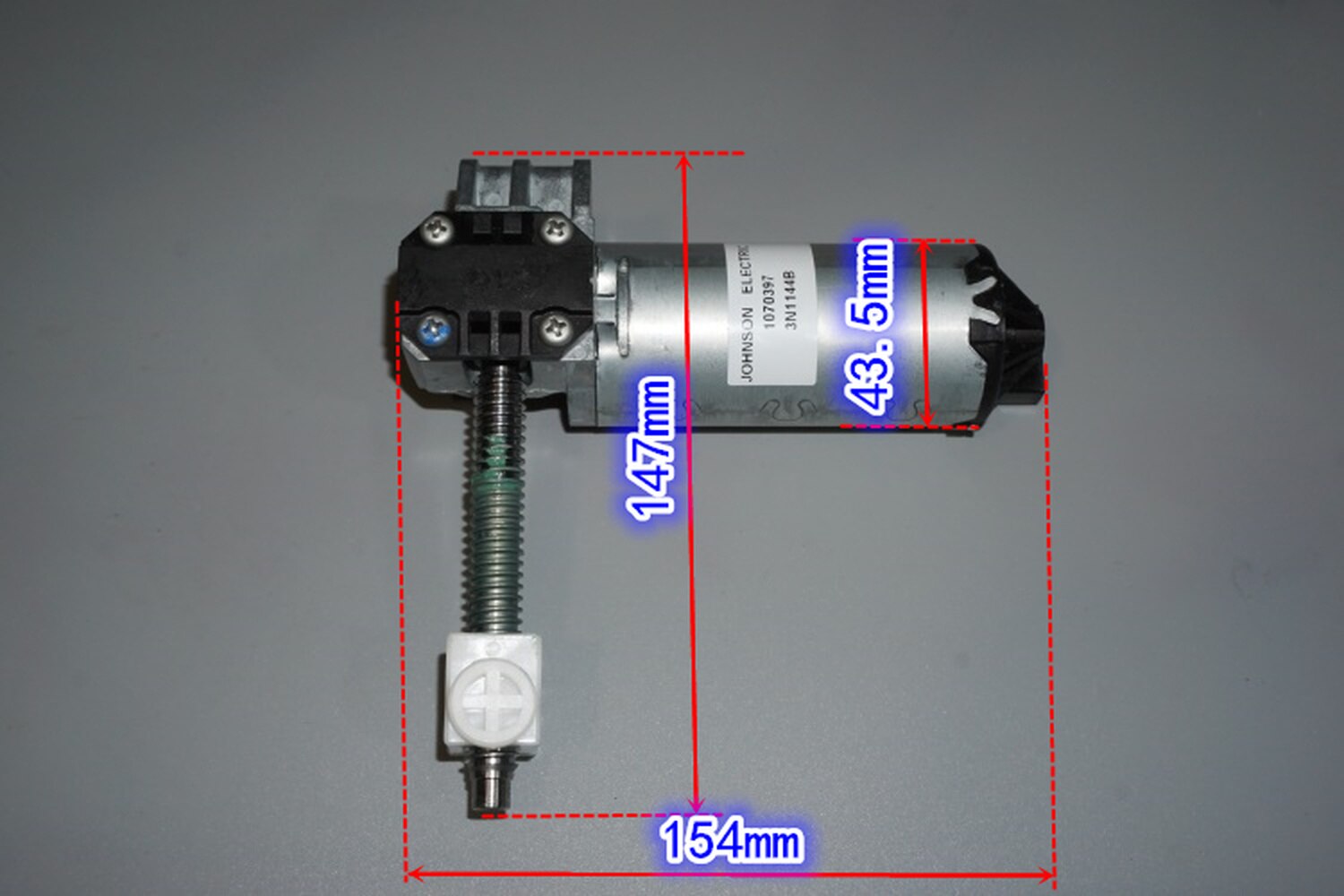 Automobile Electric Seat Adjusting Motor with Worm Shaft DC 12V