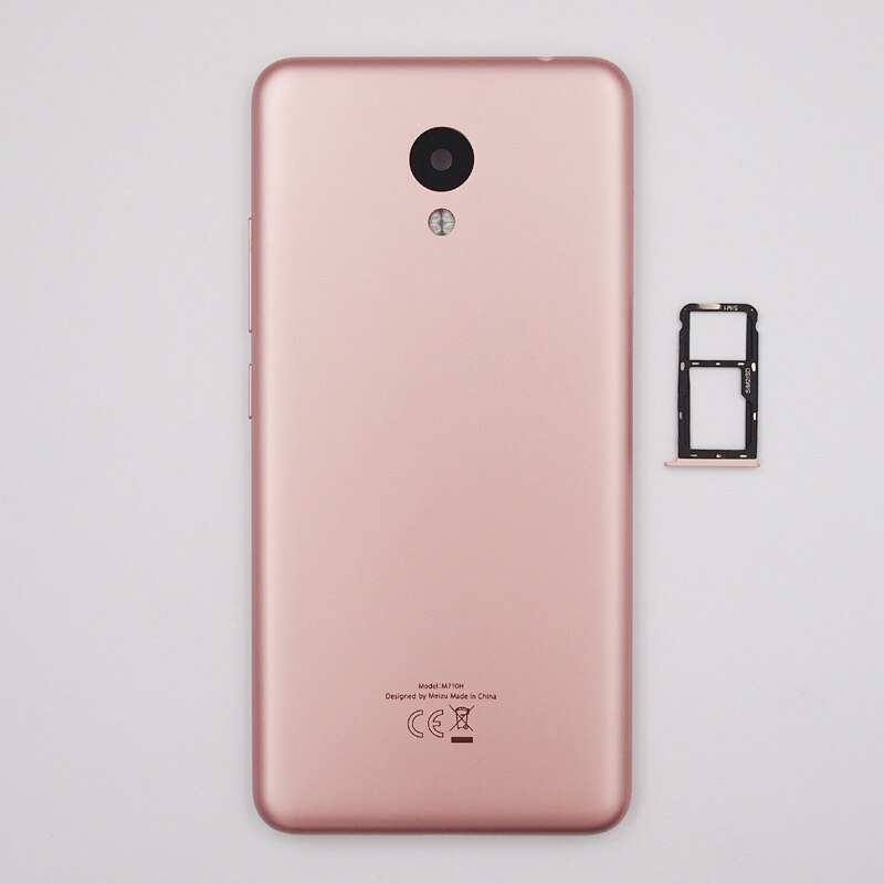 BaanSam Battery Door Back Cover Housing Case For MEIZU M5C M710H 5 Inch With Camera Lens+Power Volume Buttons+SIM Card Tray