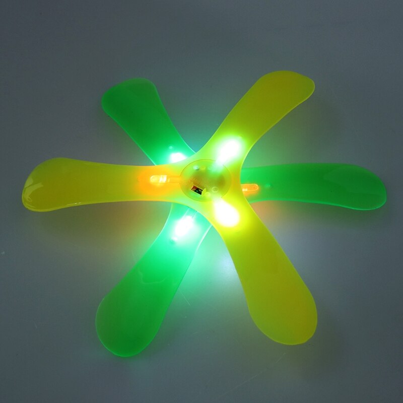 Boomerang lysende flyvende legetøj udendørs park underkop sjovt spil børn sport  xx9e